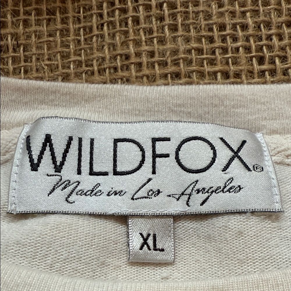Wildfox Cream and Red Day Off Sweater - Picture 6 of 7